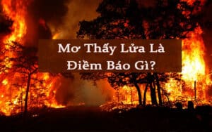 Mơ thấy lửa cháy đánh con gì? Mơ thấy lửa là điềm gì?